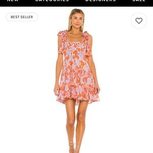 Pippa Short Dress in Flowers